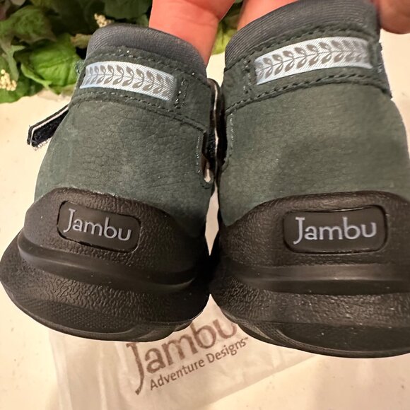 Jambu Womens Pine Adventure Designs Leather & Textile Relax Foam Criss-Cross San - Picture 11 of 12